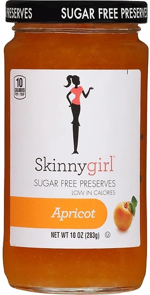 Skinnygirl Sugar Free Kosher Preserves, Apricot, 10 Ounce