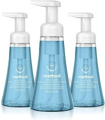 Method Foaming Hand Soap, Sea Minerals, 10 fl oz, Pack of 3