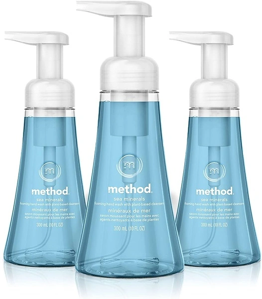 Method Foaming Hand Soap, Sea Minerals, 10 fl oz, Pack of 3