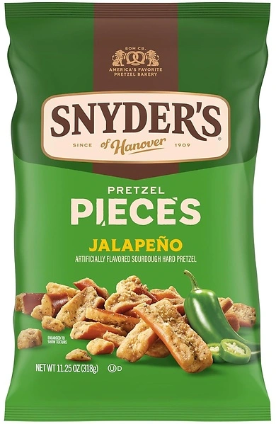 Snyder's of Hanover Jalapeno Flavored Pretzel Pieces, 11.25 Oz