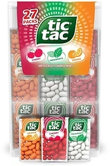 Tic Tac Variety Pack Mega Box, 27 Packs, Cherry, Freshmints, Orange, 17.14 oz