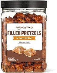 Amazon Grocery, Peanut Butter Filled Pretzels, 24 Oz