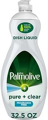 Palmolive Ultra Dishwashing Liquid, Pure + Clear, Fragrance-Free, 32.5 fl oz