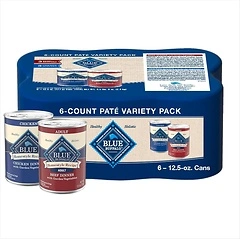 Blue Buffalo Homestyle Recipe Adult Wet Dog Food, Chicken and Beef, 6 Cans