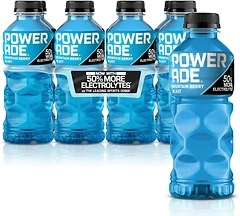 POWERADE Sports Drink Mountain Berry Blast, 20 Ounce (Pack of 24)