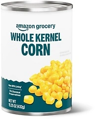 Amazon Fresh, Canned Whole Kernel Corn, 15.25 Oz