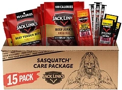 Jack Link's Beef Jerky Variety Gift Basket - 15-Piece Assorted Pack