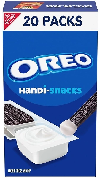 Handi-Snacks OREO Cookie Sticks 'N Creme Dip Snack Packs, 20 Snack Packs