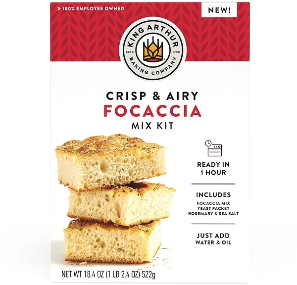 King Arthur Baking Company Crisp & Airy Focaccia Mix Kit 18.4 oz.