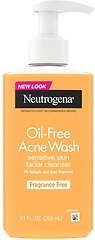 Neutrogena Oil-Free Acne Face Wash, Fragrance Free, 9.1 Fl Oz, 2% Salicylic Acid