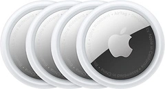 Apple AirTag (1st Generation) - 4 Pack, Track Keys, Wallet, Luggage, Bluetooth