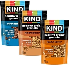 Kind Healthy Grains Granola Variety Pack, Gluten Free, 10g Protein, 3 Count