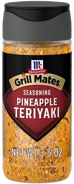 McCormick Grill Mates Seasoning, Pineapple Teriyaki, 3.5 oz