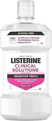 Listerine Clinical Solutions Sensitive Teeth Mouthwash, Alcohol Free, 500 mL
