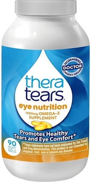 TheraTears Omega 3 Supplement, 1200mg, 90 ct
