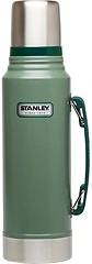 Stanley Heritage Classic Vacuum Bottle, 1.1 qt, Wide Mouth, Insulated, Green