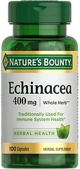 Nature's Bounty Echinacea, Herbal Supplement, 400mg, 100 Capsules