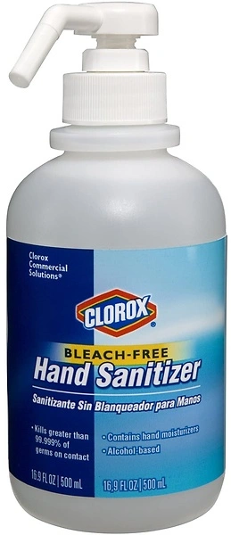 Clorox Commercial Solutions Hand Gel Pump, 16.9 oz Liquid Rub for Professional Use