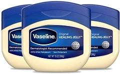 Vaseline Petroleum Jelly Original, 3 Count, 13 oz, Dry Skin Relief, Moisture Lock