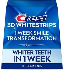 Crest 3D Whitestrips, 1 Week Smile Transformation, 14 Treatments, 28 Strips