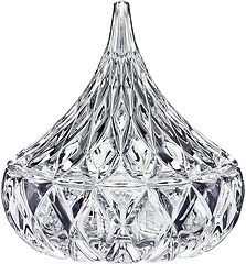 Godinger Hershey Candy Dish, Chocolate Dish, Crystal Decor (Clear)
