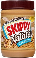 SKIPPY Natural Peanut Butter Creamy Spread, 26.5 oz Jar