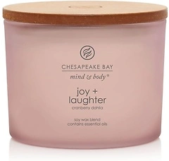 Chesapeake Bay Candle Scented Candle Joy + Laughter (Cranberry Dahlia)