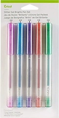 Cricut Glitter Gel Basics Pen Set, 5 Pack