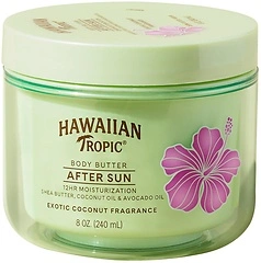 Hawaiian Tropic After Sun Body Butter with Coconut Oil, 8 oz, After Sun Care