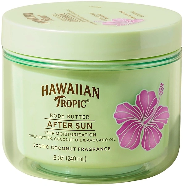 Hawaiian Tropic After Sun Body Butter with Coconut Oil, 8 oz, After Sun Care