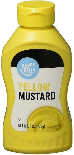 Amazon Grocery Yellow Mustard, Kosher, 8 Oz