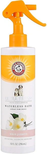 Arm & Hammer Ultra Fresh Waterless Dog Bath Spray, 10 Fl Oz, White Jasmine Scent