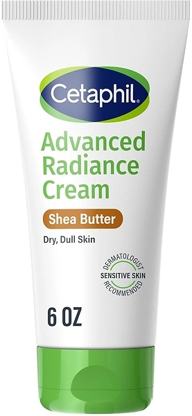 Cetaphil Advanced Radiance Cream with Shea Butter, 6 oz, 48 Hour Hydration