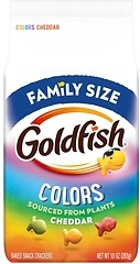 Goldfish Colors Cheddar Cheese Crackers, 10 Oz Bag