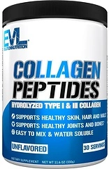 Evlution Nutrition Collagen Peptides Powder, Hydrolyzed Collagen, 30 Servings