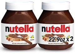 Nutella Chocolate Hazelnut Spread with Cocoa, 2 Pack, 22.9 oz Each