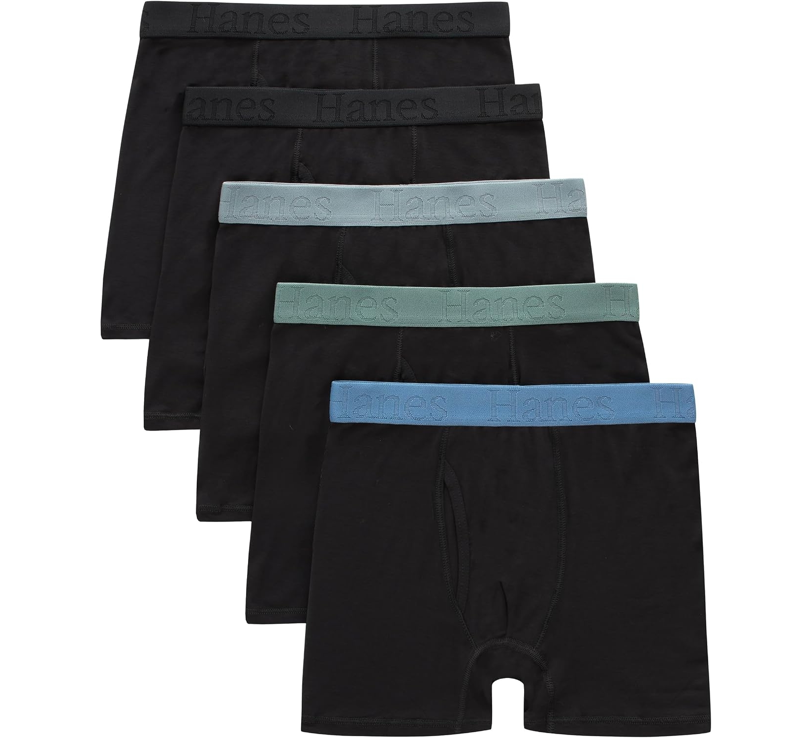 Hanes Ultimate Boys' Boxer Brief Underwear, Assorted, 5-Pack