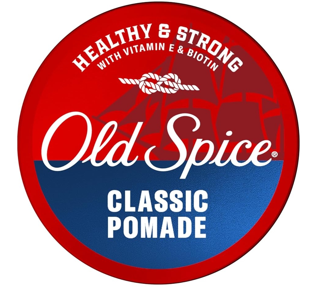 Old Spice Mens Hair Pomade, Healthy & Strong with Vitamin E & Biotin, 2.22 oz