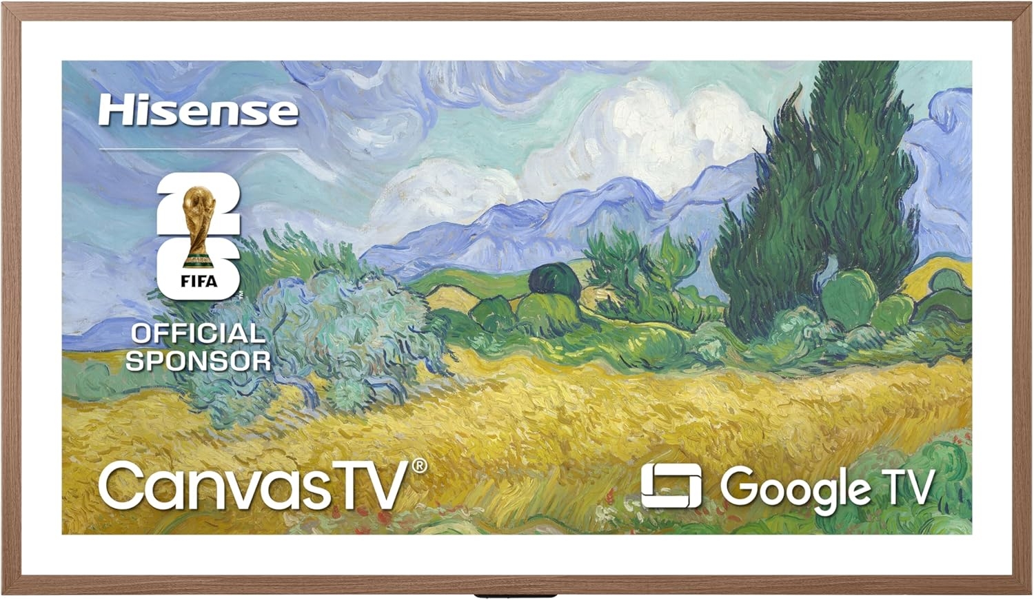 Hisense 50" 4K UHD Google Smart Art TV, CanvasTV Series, Model 50S7SG