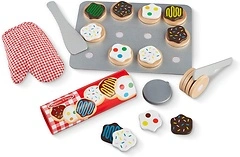 Melissa & Doug Slice & Bake Cookie Set, Wooden Play Food & Accessories, 3+