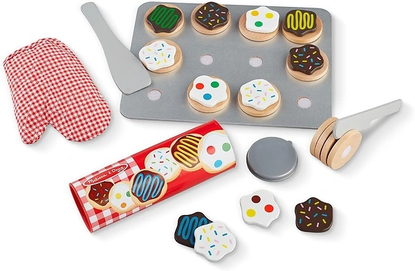 Melissa & Doug Slice & Bake Cookie Set, Wooden Play Food & Accessories, 3+