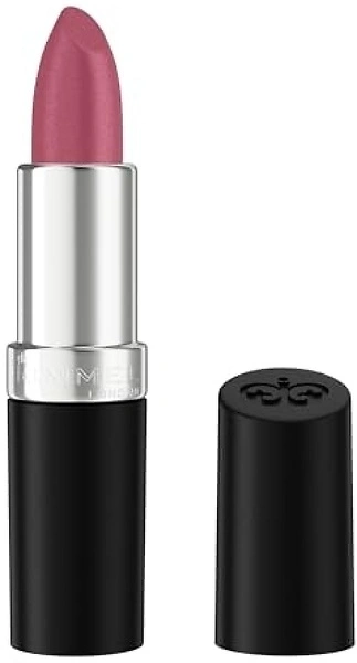 Rimmel Lasting Finish Lipstick, 066 Heather Shimmer, .14 oz, Up to 8 Hours Color