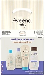 Aveeno Baby Bathtime Solutions Gift Set, Baby Wash & Shampoo, 4 items