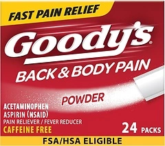 Goody's Back and Body Pain Relief Powder, 24 ct
