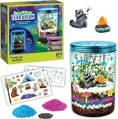 Creativity for Kids Grow 'N Glow Terrarium Kit - Educational STEM Activities