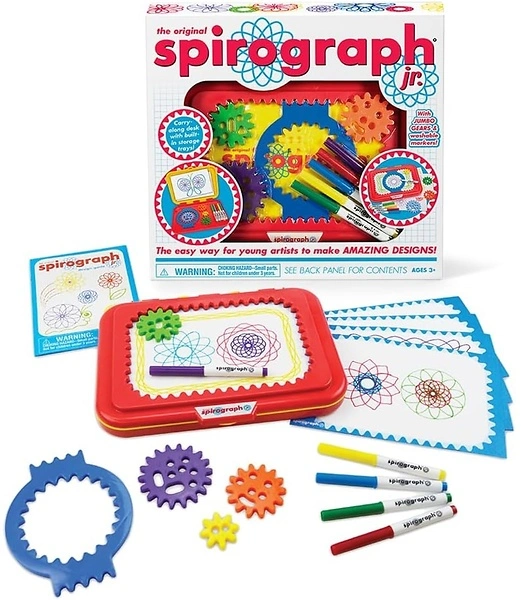 Spirograph Jr. - Jumbo Sized Gears Classic Retro Toy for Kids Ages 3 and Up