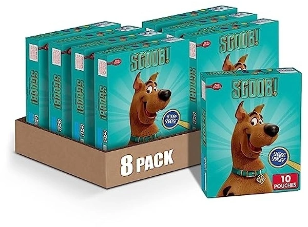Scooby-Doo Fruit Flavored Snacks, Gluten Free, Kids Snacks, 10 Ct, 8 oz (Pack of 8)