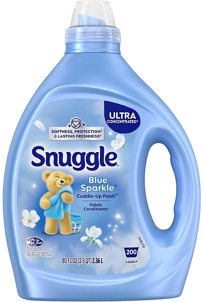 Snuggle Fabric Softener Liquid, Ultra Concentrated, 80 Oz, 200 Medium Loads