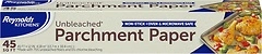 Reynolds Kitchens Unbleached Parchment Paper Roll, Non Stick, 45 Feet x 12 Inches