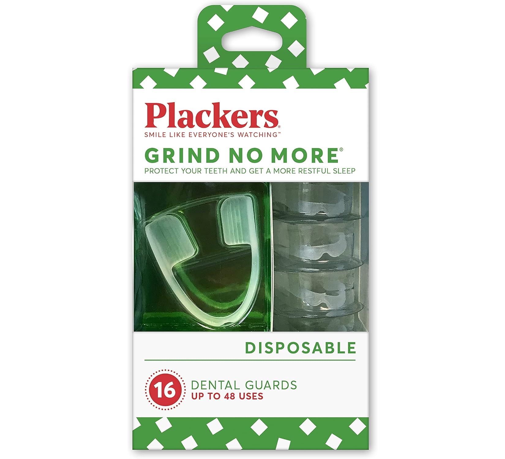 Plackers Grind No More Night Guard, Nighttime Protection for Teeth, 16 Count